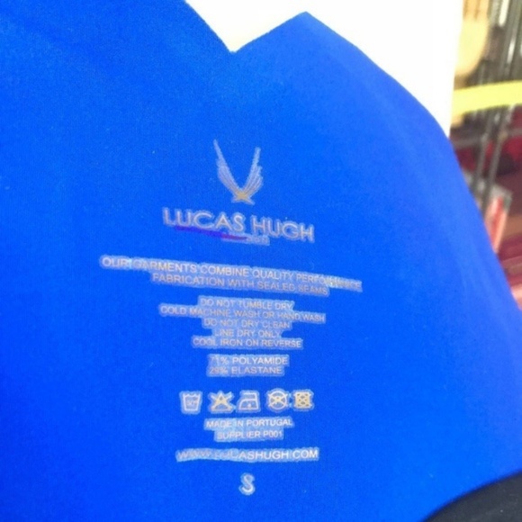 Lucas Hugh Striped Mesh Cropped Capri Leggings - Picture 8 of 8